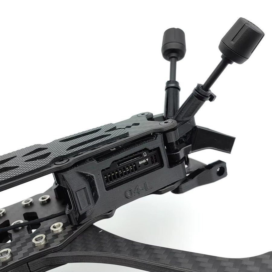 PhiSital Mark5 O4 Pro FPV Rahmenkit X/DC Version 5 Zoll Carbonfaser Quadcopter Renndrohne in Schwarz - Bild 4