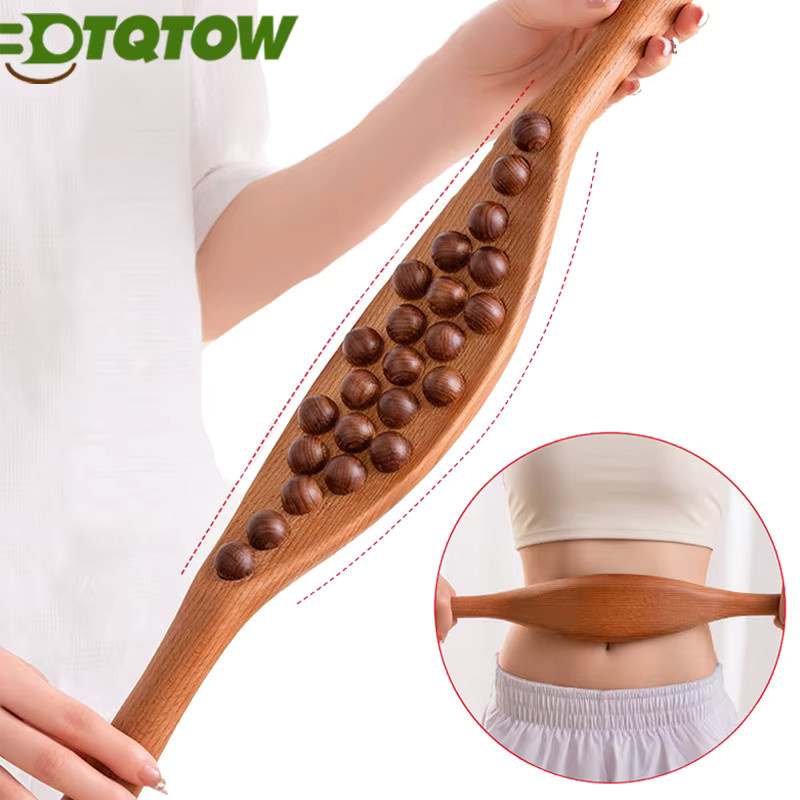 BOTQTOW Guasha-Massagestab aus Holz, Unisex, Körper - Bild 2