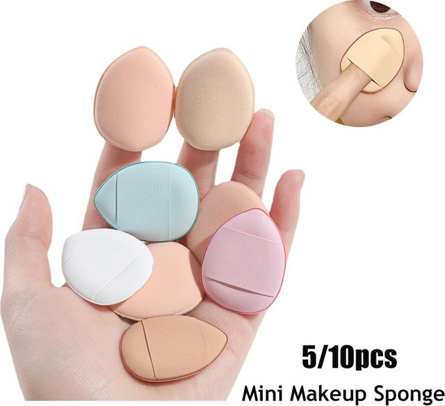 Pink Elf Mini Finger Puff, Puder Schwamm, White, Unisex - Bild 1