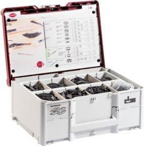 Lamello P-System Verbinder Sortiment Basic im Systainer3 M, Farbe: Weiß - Bild 1