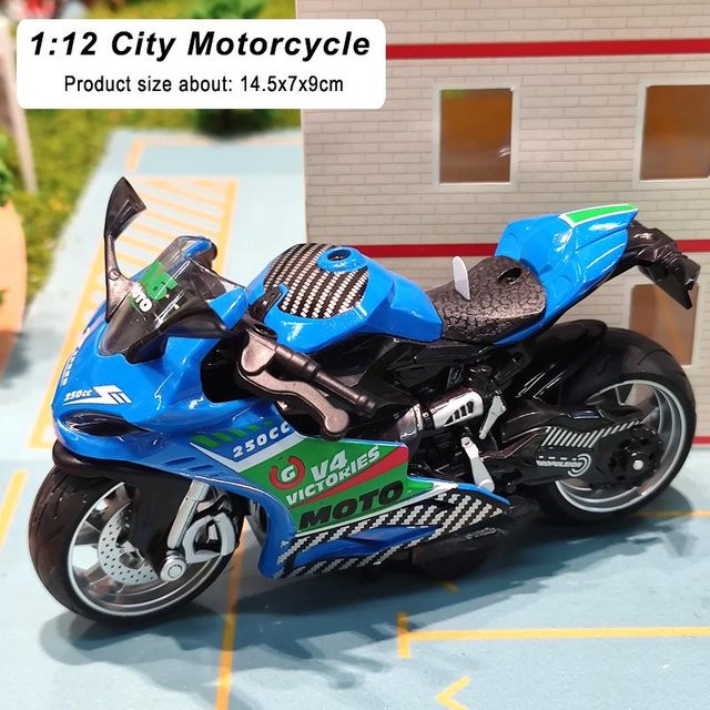 Linyi toy car Motorrad, Geländewagen, 1:12, Kunststoff, ab 3 Jahre - Bild 1