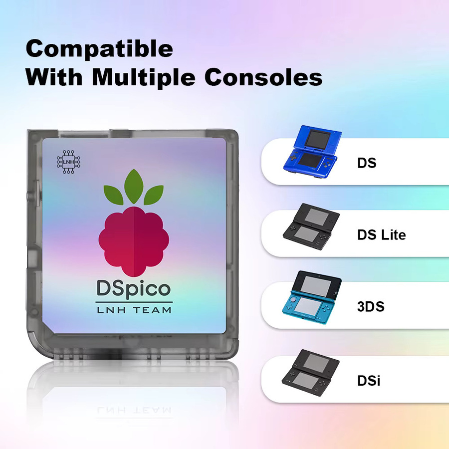Dspico RP2040 Spielkartenleser MicroUSB in Weiß für Nintendo NDS, NDSL, DSi, 3DS und NEW 3DS XL Konsolen - Bild 2