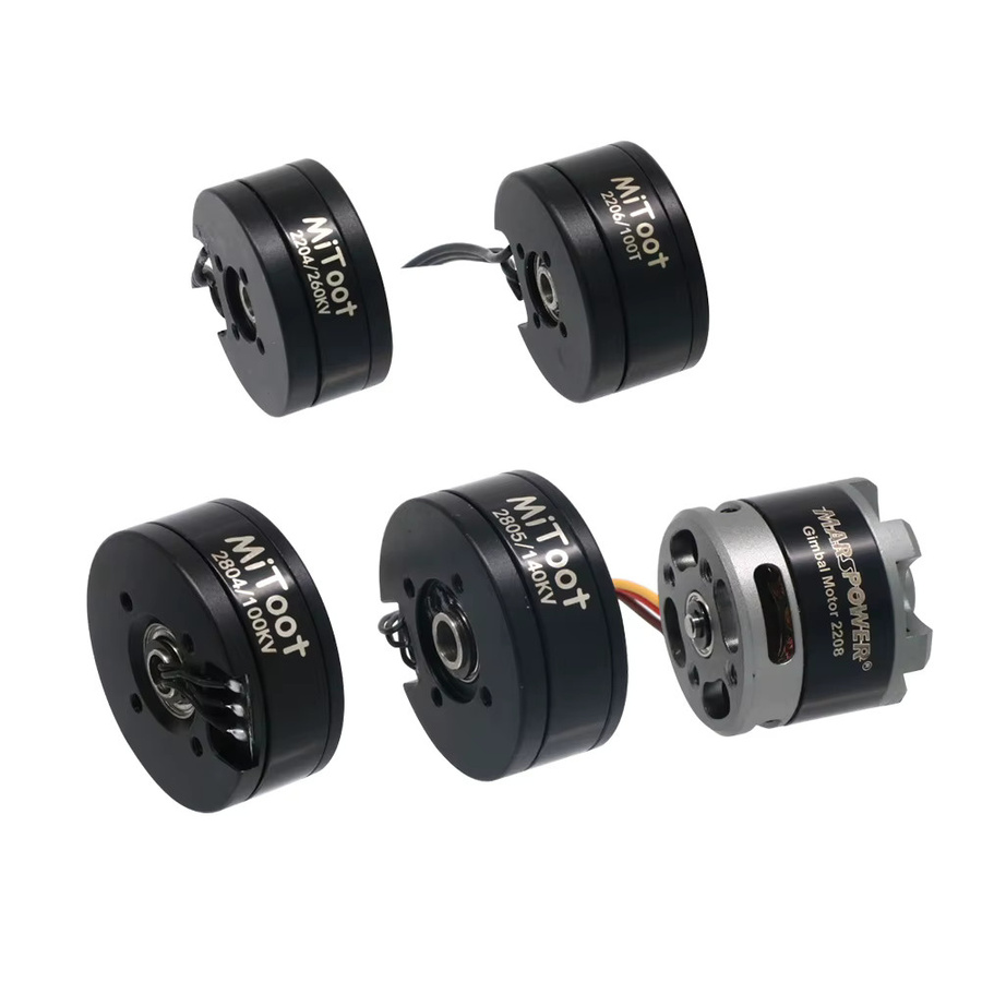 Mitoot Bürstloser Gimbal-Motor für CNC-Digitalkamerahalterung und FPV in Schwarz - Bild 3