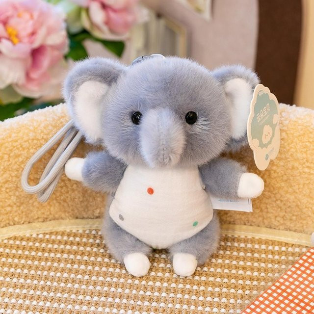 Yiran toy Plüschtier-Puppe, Magnetischer Kühlschrankmagnet, grau - Bild 1