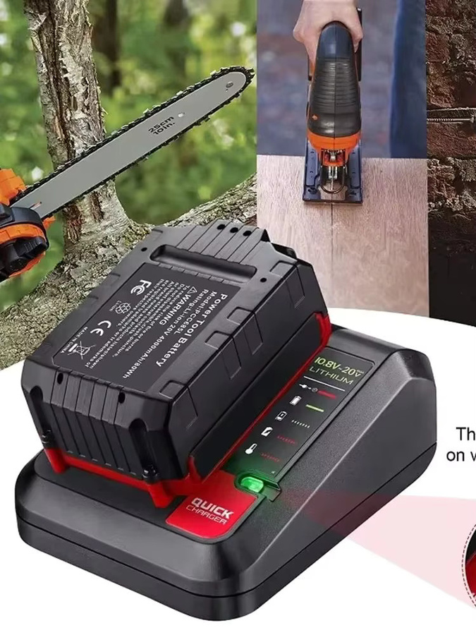 Black And Decker Lithium-Ionen Akku-Schnellladegerät 2A für 10,8-18V Werkzeuge, kompatibel mit LBXR20 und LBXR20B - Bild 7