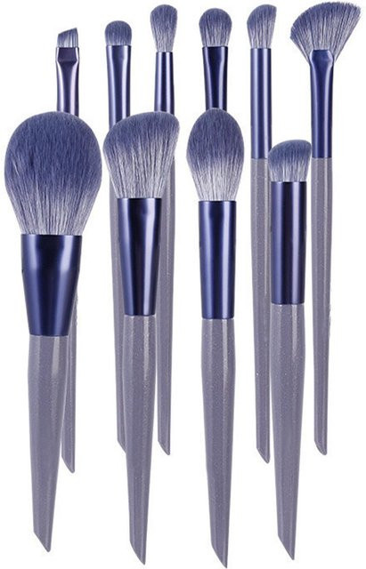 GoolRC Make-up Pinselset, 10 Stück, Lila/Blau - Bild 1
