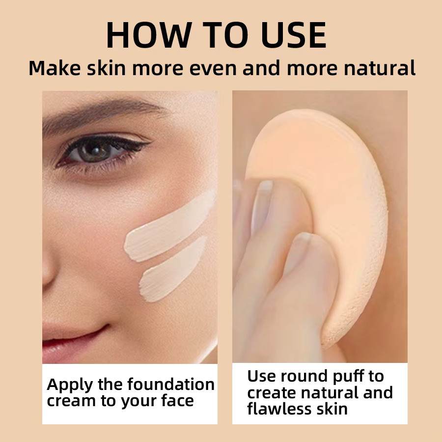 KAFURUX BB Creme Foundation Concealer, Natürlich - Bild 2