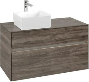 V&B Waschtischunterschrank Collaro mit LED-Beleuchtung, B/T/H: 100 x 54,8 x 50 cm - Bild 1