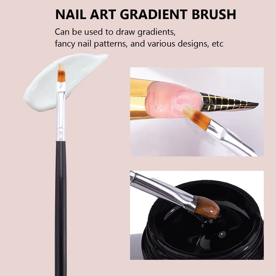 Art lalic Nail-Art-Pinsel, schwarz - Bild 2