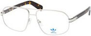 adidas Originals OR 5130 Brille, Aviator, Vollrand, Unisex, grau, silber - Bild 1