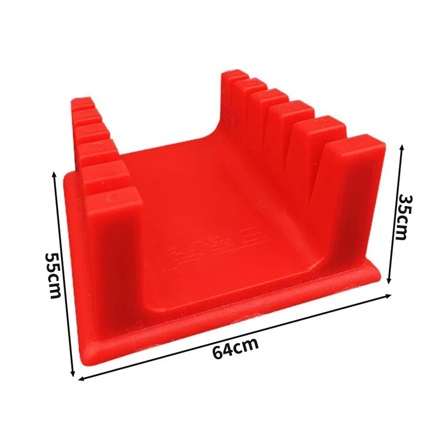 HZY ABS Schweißdraht-Halterung mit zwei großen Magneten in Rot für 3D-Drucker und Lötarbeiten B/T/H: 6,4 x 5,5 x 3,5 cm - Bild 5