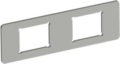 OBO Bettermann MPMT45 2C Montageplatte in Grau - Bild 1