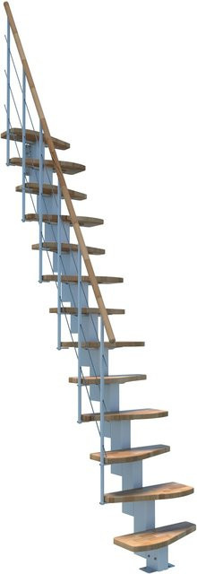 Minka Raumspartreppe Quatro in Weiß für eine Geschosshöhe bis 298 cm - Bild 1