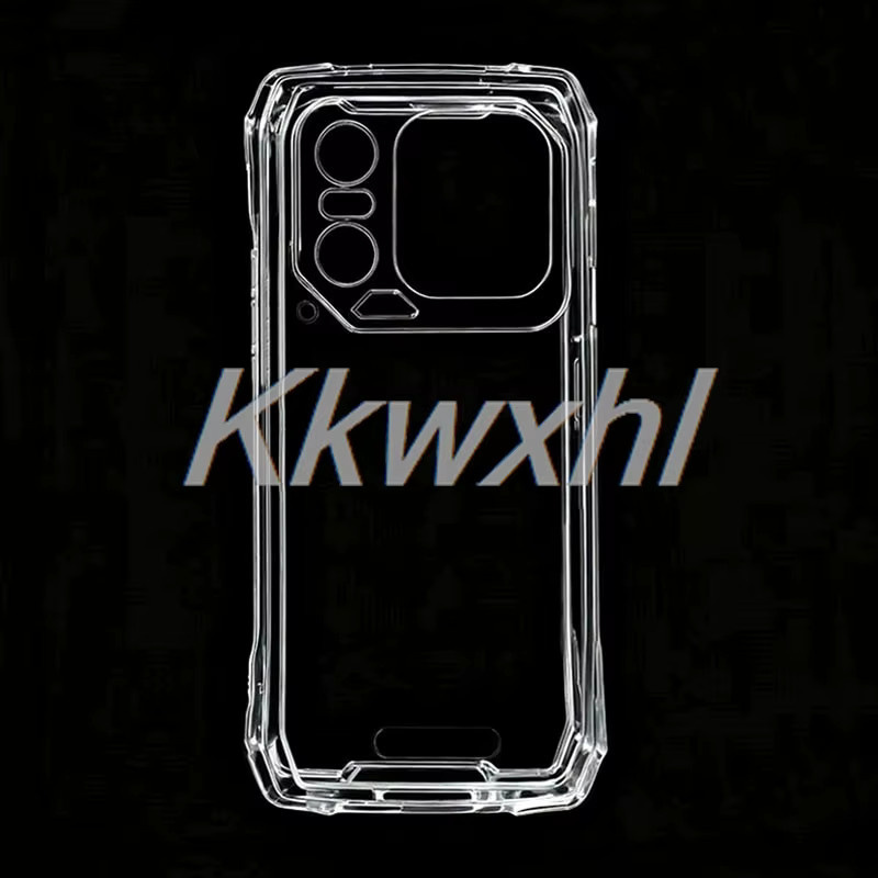 Schutzhülle für Blackview Xplore 1, weiche TPU Rückseite, transparent/schwarz - Bild 2