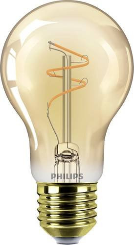 Philips LED E27 Spiral-Leuchtmittel, 3,1W (entspricht 25W), Warmweiß, Bernstein/Transparent, dimmbar - Bild 1