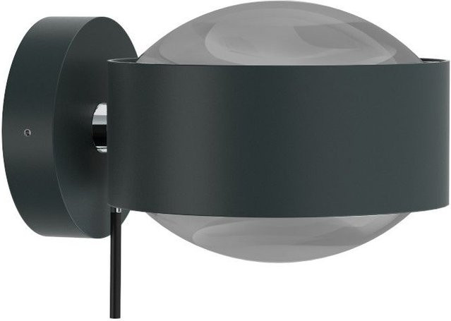 Top Light Puk Maxx Wall LED-Wandleuchte in Anthrazit Matt und Chrom mit warmweißem Licht (2700K) - Bild 1