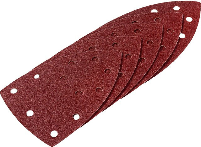 LUX-TOOLS Schleifauflage für Bosch Multischleifer K60, Rot, für Holz, Metall und Lack - Bild 1