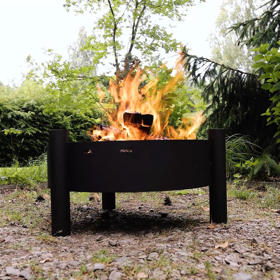 Feuerschale Kratki ROTONDO aus Holz - Bild 5