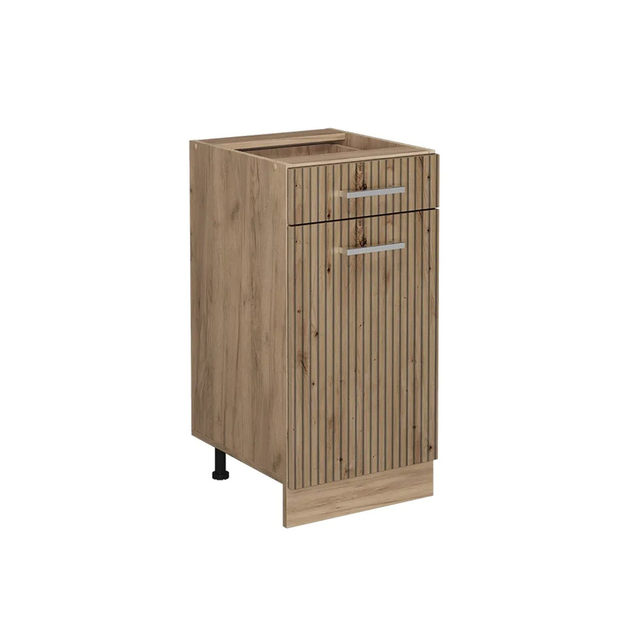 Vicco Küchenunterschrank R-Line Artisan-Eiche/Goldkraft Eiche, Breite: 40 cm, ohne Arbeitsplatte - Bild 2