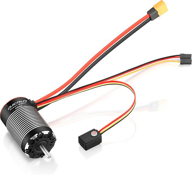 Hobbywing Quicrun Fusion 8ight 2-in-1 80a 2300kv Bürstenloser Sensormotor Esc, Power System für 1/8 Rc Car Rock Crawler - Bild 1