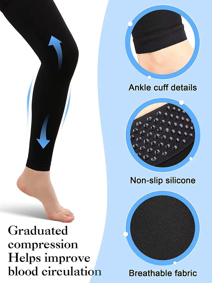 WEFITON Kompressionsstrümpfe, oberschenkelhoch, 20-30 mmHg, Unisex - Bild 2