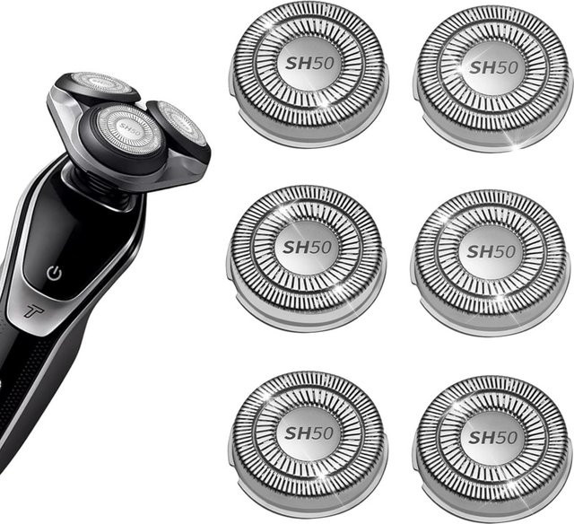 Philips Norelco SH50 Ersatzköpfe Doppelklingen, 3/6/9 Stück - Bild 1