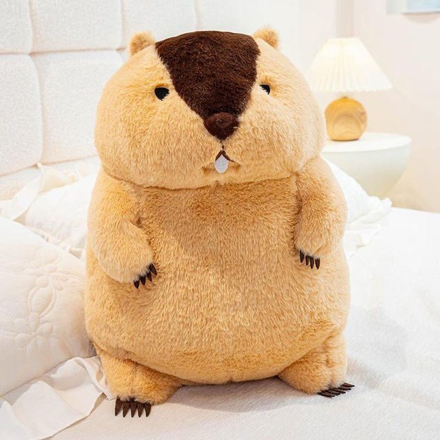 Yiran toy Murmeltier Plüschtier, 35cm, Braun - Bild 1