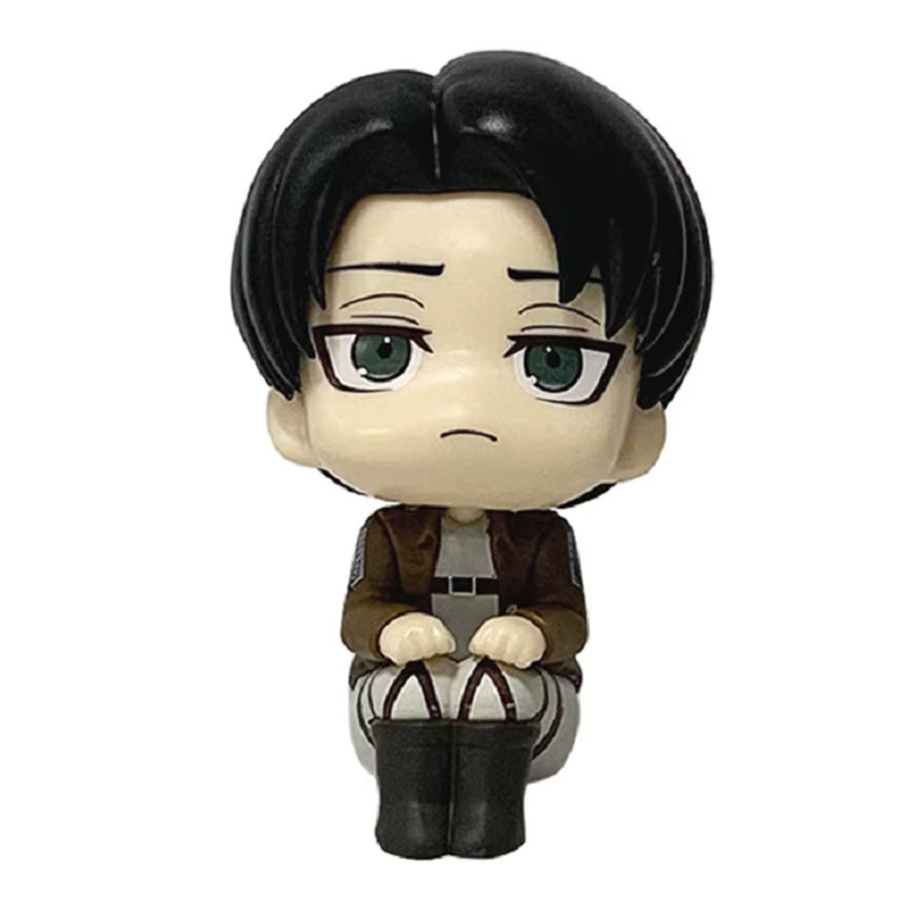 Bandai Attack on Titan Mini Sitzfiguren, 2-teiliges Set, Q-Version, 10cm - Bild 2