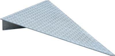 Auffahrecke Bauer Typ AE 124, verzinkt, Farbe: Silber, B/T/H: 112,0 x 23,0 x 12,3 cm - Bild 1