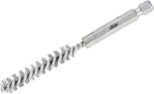 Vigour Stahlbürste V4646S-9 aus Edelstahl, 10 Stück, Silber - Bild 1