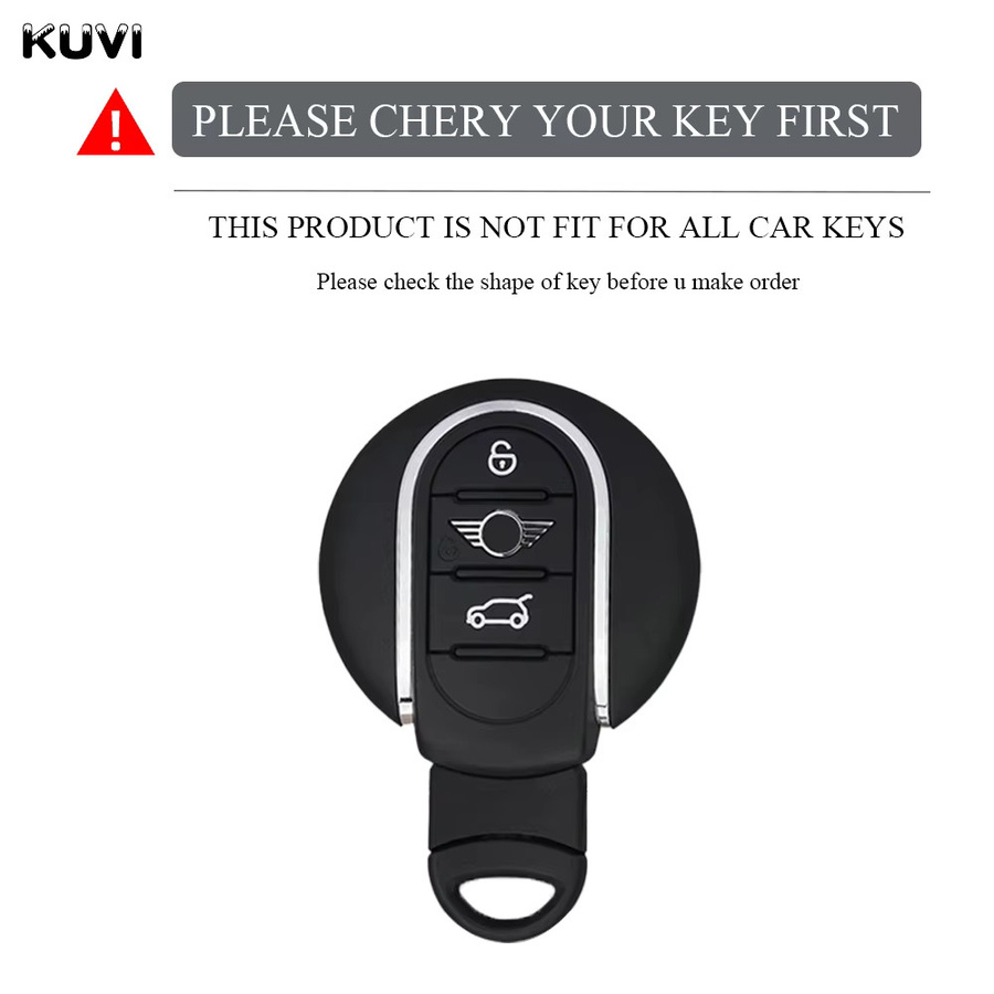 Kuvi TPU Schlüsselhülle für BMW MINI Cooper S, JCW, F54, F55, F56, F57, F60 Clubman und Countryman als Fernbedienung Fob Schutzhülle und Schlüsselbund-Abdeckung - Bild 2