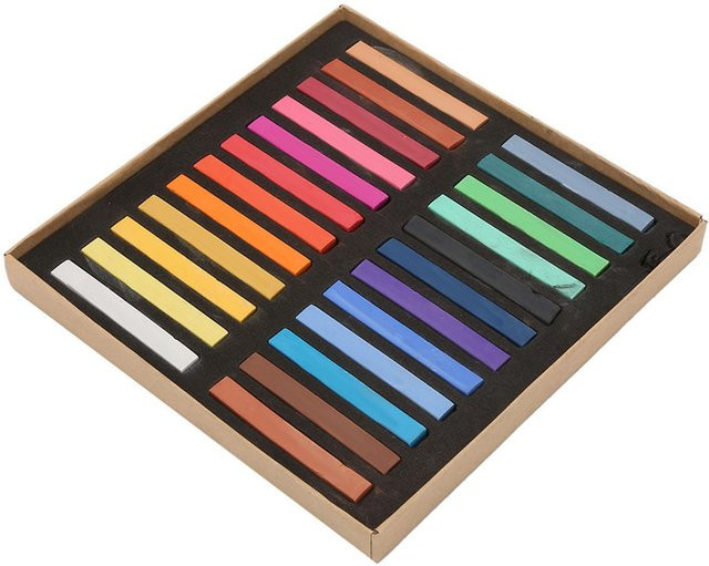 Fluoreszierendes Malkreide Set mit 24 bunten Farben für Haar und Sidewalk - Bild 1