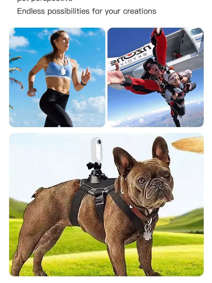 JETO Action Camera mit 1080P Auflösung, Weitwinkel und WIFI in Schwarz - Bild 6