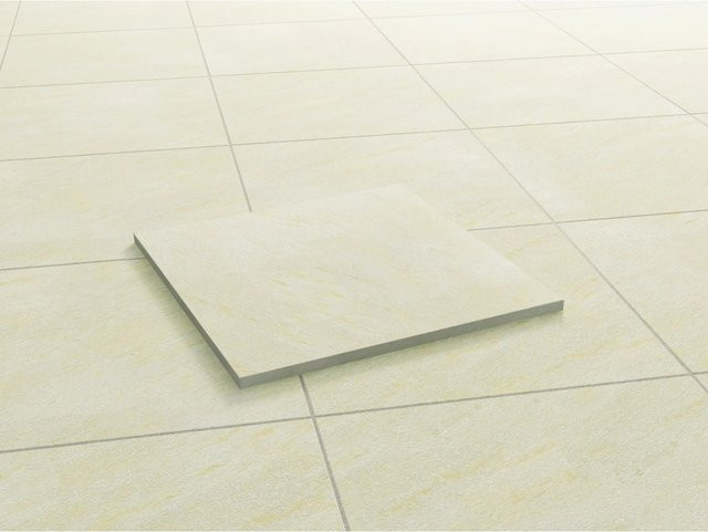 Eurostone Terrassenplatte Feinsteinzeug Manhattan Beige, B/T/H: 60 x 60 x 2 cm - Bild 1