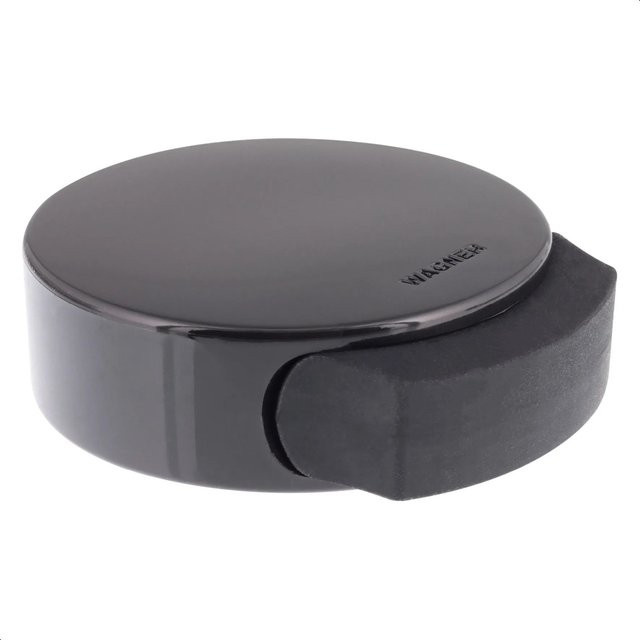 Wagner Bodentürstopper Black Deluxe zum Kleben, Schwarz, Durchmesser: 50 mm, Höhe: 17 mm - Bild 1
