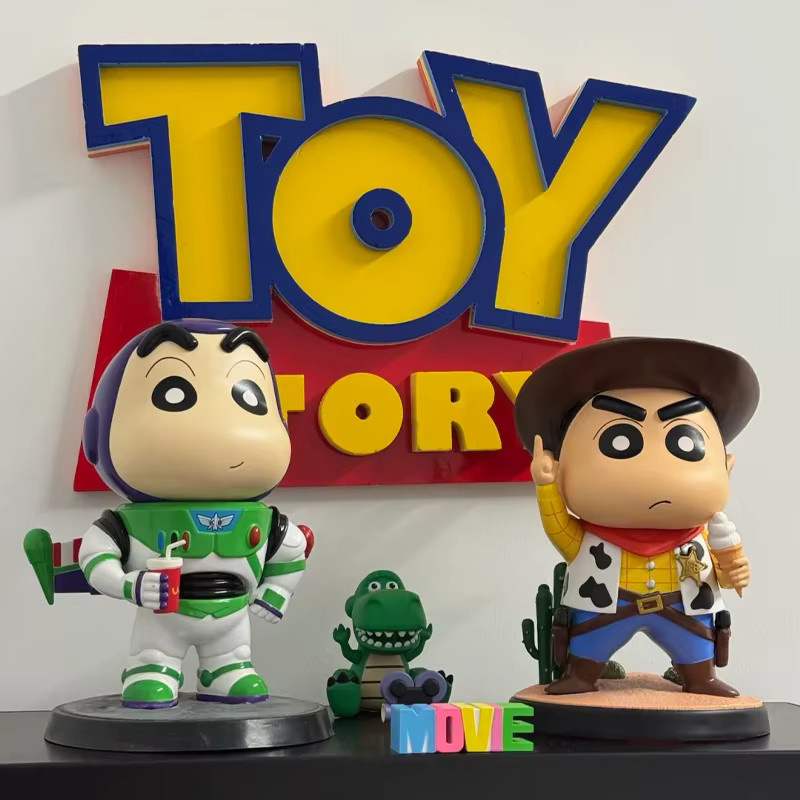 Bandai Disney Woody Buzz Lightyear Actionfigur Statue, Modell - Bild 5