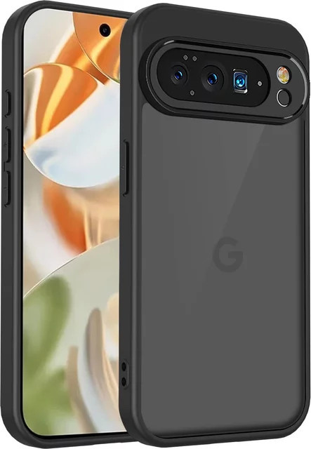 Transparente TPU Schutzhülle für Google Pixel 10 und 9A Pro XL, ultradünne und stoßfeste Handyhülle in Clear/Weiß - Bild 1