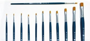 Italeri Synthetik-Pinsel, flach, Gr. 4, Blau - Bild 1