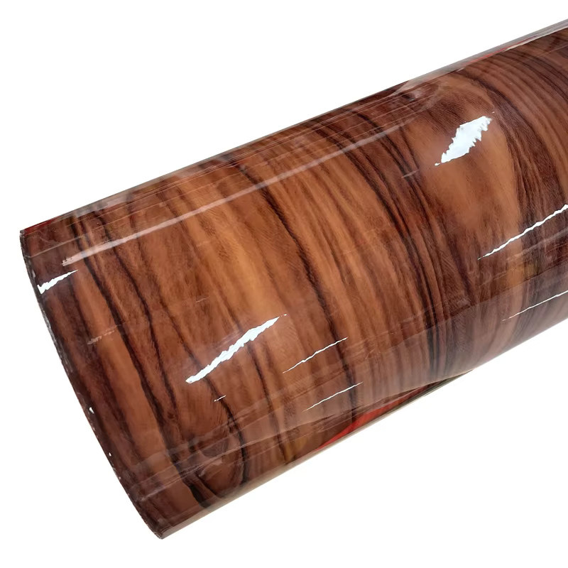 ORINOWRAPS Strukturierte Vinylfolie in Holzmaserung mit Hochglanz-Finish für Möbel und DIY-Projekte - Bild 4