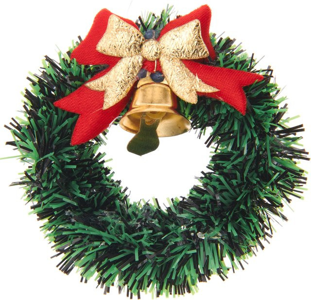 Rico Design Miniatur Kranz mit Schleife für die Weihnachtszeit - Bild 1
