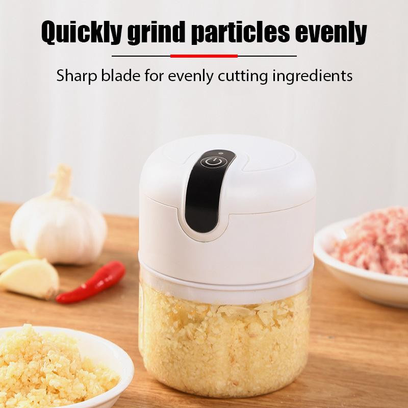 Bai Fen Bai Electronic 3C Multifunktionaler elektrischer Mixer in Weiß für Knoblauch, Fleisch und Babykost - Bild 3