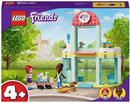 LEGO Friends Tierklinik 41695 buntes Spielset für Kinder ab 4 Jahren