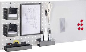 Kappes LogoChart Office Set 2 aus Kunststoff in Grau RAL 7035/7016 - Bild 1