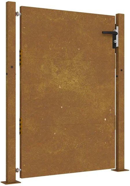 vidaXL Gartentor aus Cortenstahl in Rost-Optik, B: 110 cm, H: 155 cm - Bild 1