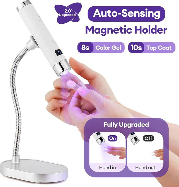foreverlily Nagel Trockner, UV LED, Smart Sensor, Orange - Bild 1