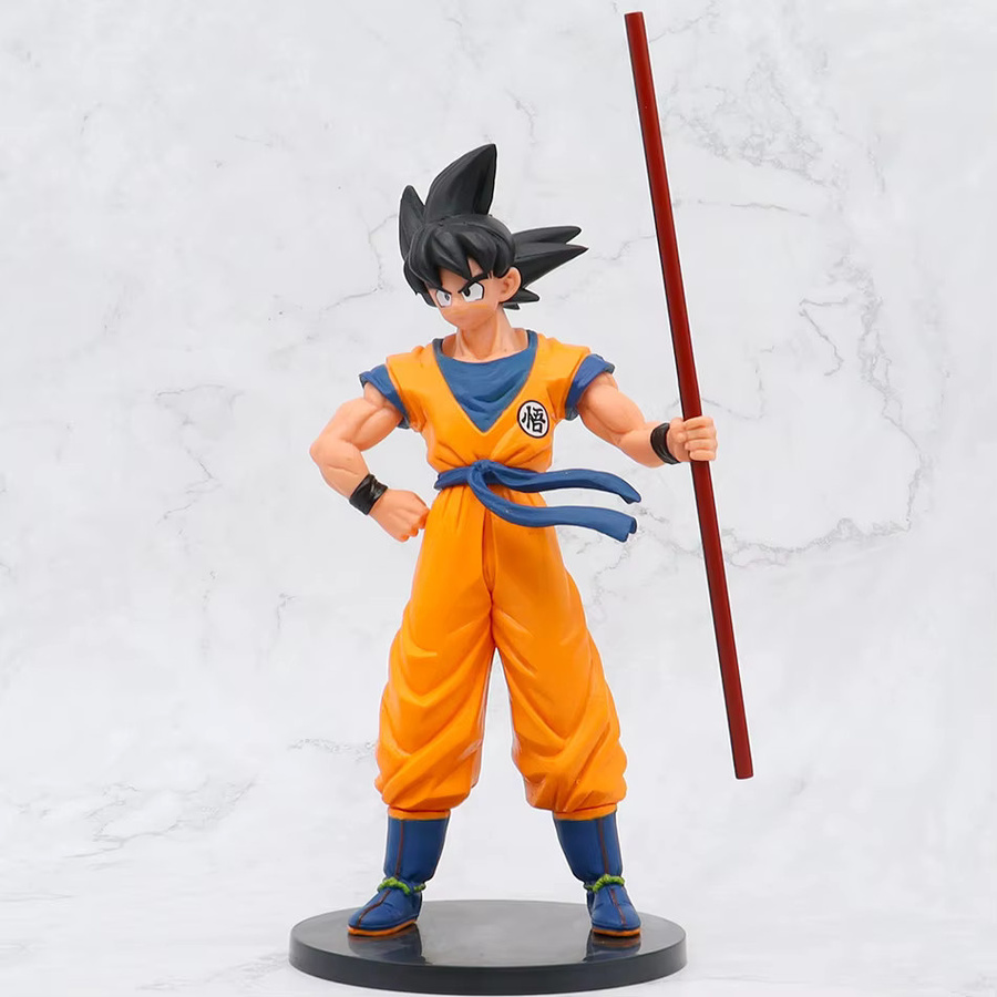 Bandai Dragon Ball Son Goku Super Saiyajin Anime Figur, Schwarz und Rot, Einzelfigur - Bild 3
