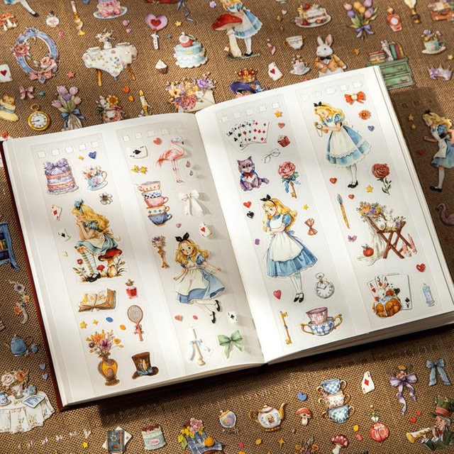 Into Wonder Gestanzte PET-Aufkleber mit Märchenmotiven in Mehrfarben - Bild 1