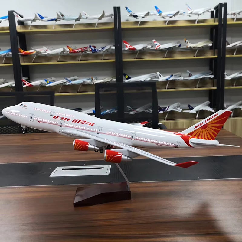 ZOCO Air India 747, Kunststoffmodell, 1:160, Druckgussflugzeug - Bild 3