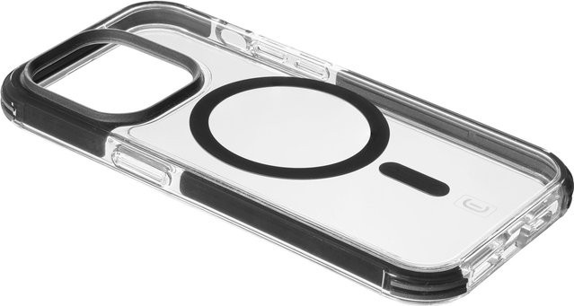 Cellularline Strong Guard MagSafe Case für Apple iPhone 15 Pro Max in Transparent/Schwarz - Bild 1