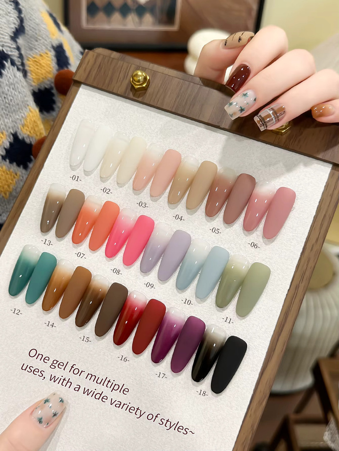 MORDDA Nagellack, 18 Farben, Matt, Damen - Bild 3